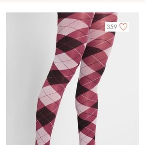 Modcloth argyle tights- NWOT